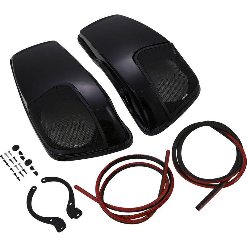 Kicker Speaker Lid Kit - 46HDBLVB For Harley Touring 2014-2023