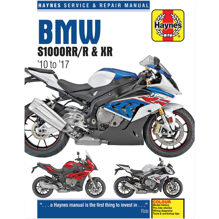 HAYNES 4201-0280 M6400 Motorcycle Repair Manual — BMW, Motorcycle Manual - Yamaha '10'-17