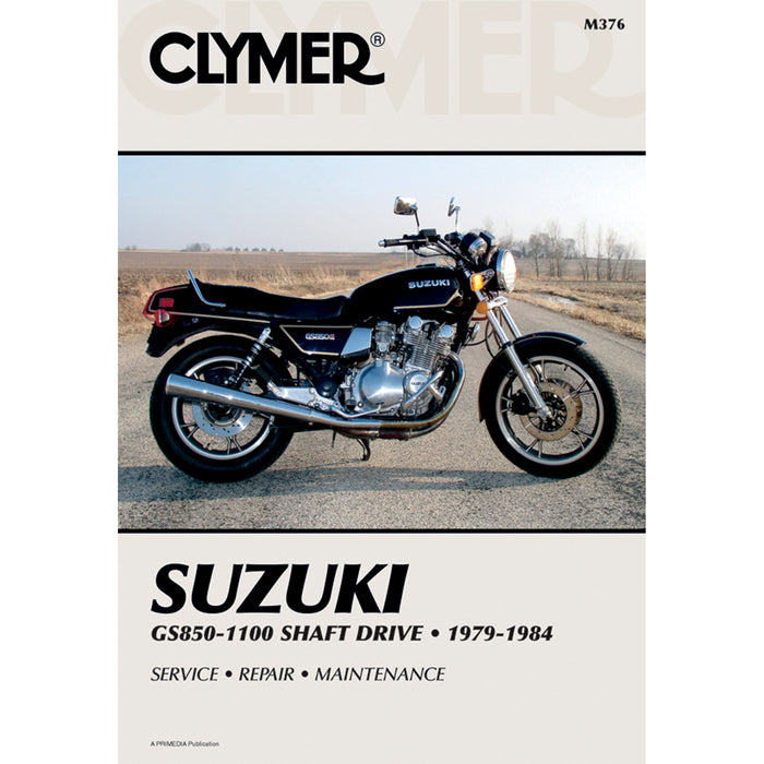 CLYMER M376 CM376 Motorcycle Repair Manual — Suzuki Manual - Suzuki 850-1100 Shaft