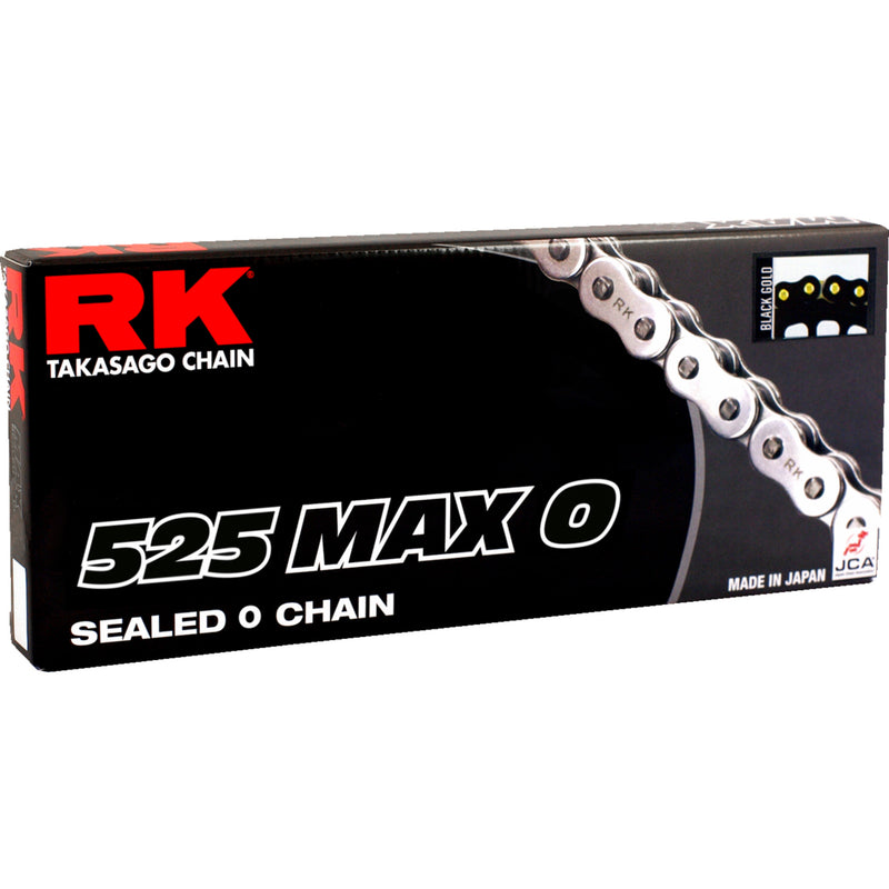 RK 1222-0652 525MAXO-120-BG 525 Max O Chain 525 Max O - Drive Chain - 120 Links - Black/Gold