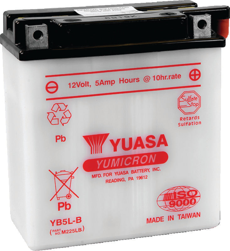 Yuasa Battery YUAM225LB Yuasa YB5L-B Yumicron 12-Volt Battery - Photo - Primary