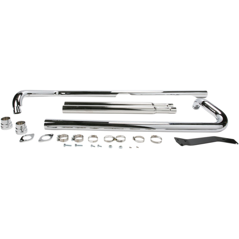 Cobra Speedster 2-Into-2 Exhaust System - 2921T Yamaha 1600 Road Star / 1700 Road Star / XV1600A Road Star / XV1700A Road Star 1998-2007