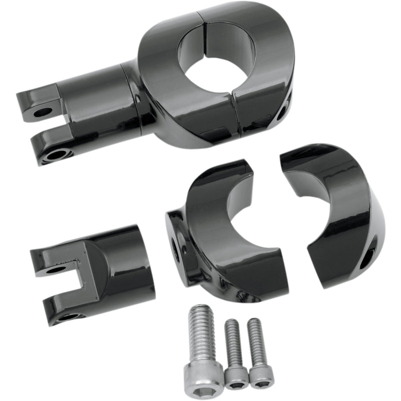 DRAG SPECIALTIES 1620-0673 Big Buffalo Footpeg Mounts Big Buffalo Footpeg Mount - Black