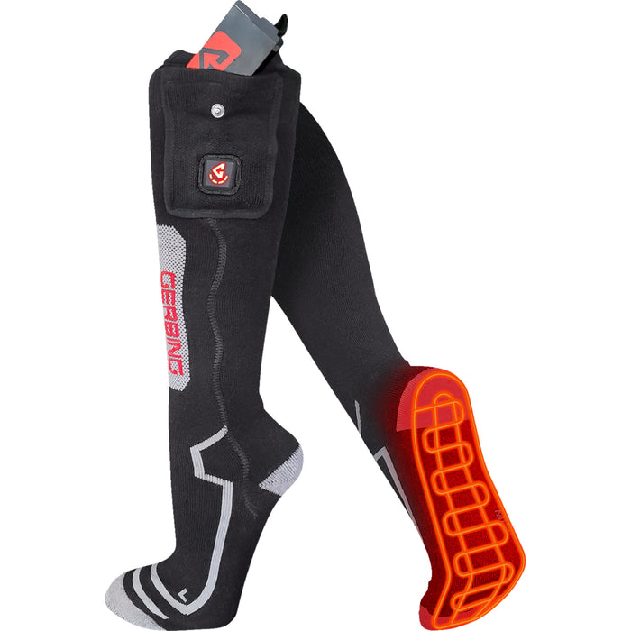 GERBING HEATED CLOTHING 3431-0866 GER-SK-7V-W-L-XL 7V Wool Heated Socks large/xl