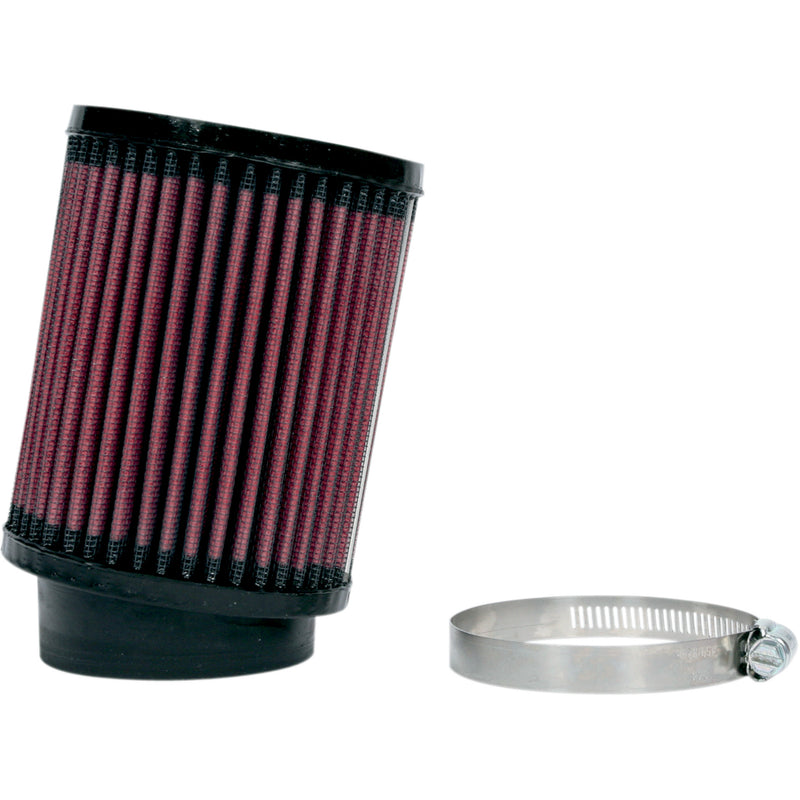 K & N RU-146 RU-1460 Universal Clamp-On Air Filter Universal Air Filter - Angled 10°
