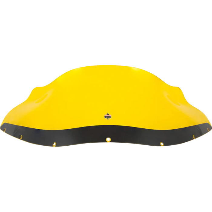 KLOCK WERKS 2310-0828 KWW-02-0616 Kolor Flare™ Windshield - 9" - Yellow - FXRP