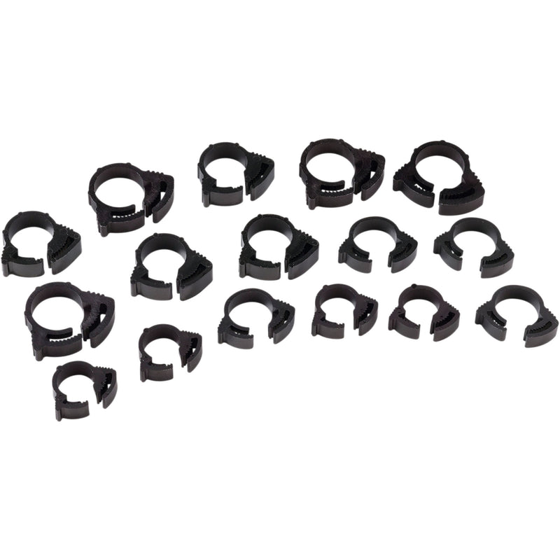 MOOSE OFFROAD 2402-0164 111-2016 Nylon Ratchet Clamps Clamps - Ratchet - Nylon - 16-Piece