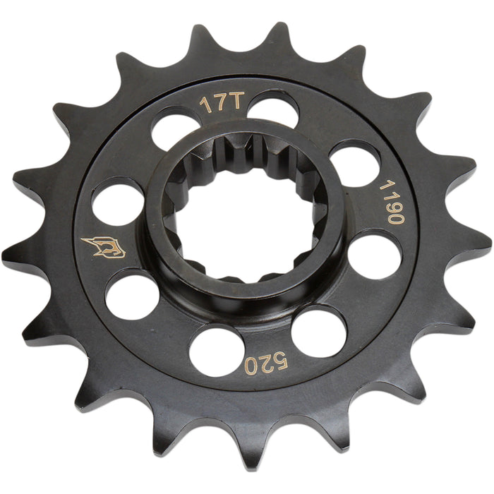 DRIVEN RACING 1212-0918 1190-520-17T Lightweight Steel Sprocket Counter Shaft Sprocket - 17-Tooth