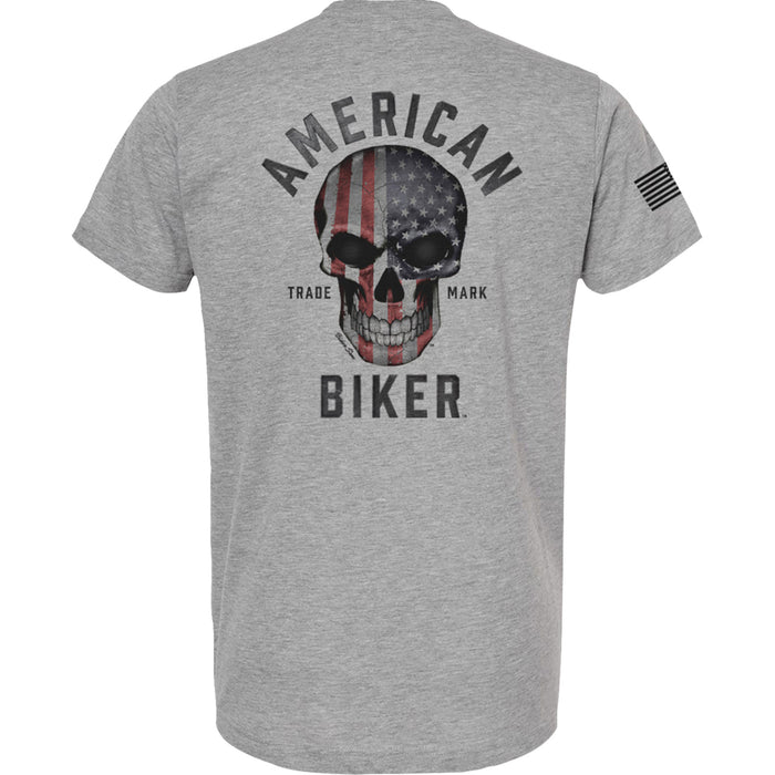AMERICAN BIKER 3030-24770 ABBRWBSAM02S241GYLR Biker Sam Active T-Shirt red/white/blue - large