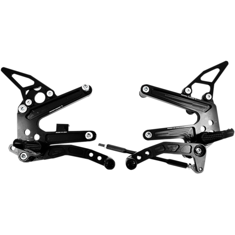 Driven Racing TT Rearset - DRP-734 Kawasaki 900 2017-2019