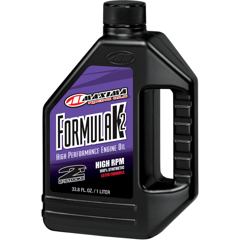 MAXIMA RACING OIL 22901 22901 Formula K2 High RPM Synthetic 2T Engine Oil Formula K2 Synthetic Premix - 1L
