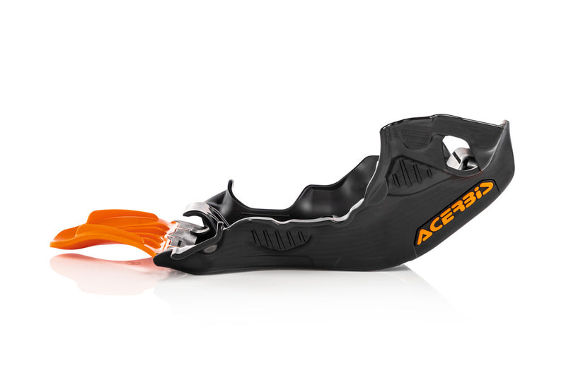 Acerbis Skid Plate Black Orange - 2736365229 KTM Dirt Bikes 2019-2022