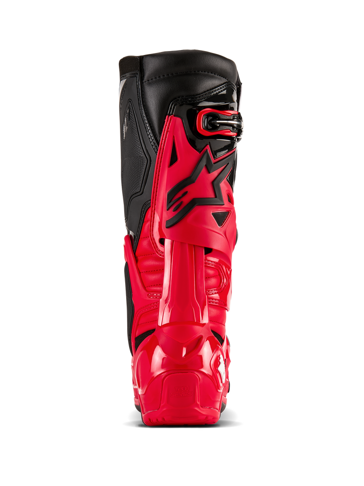 Alpinestars 482-0003808 2010025-3016-8 TECH 10 ENDURO BOOTS BRIGHT RED/BLACK/WHITE 8