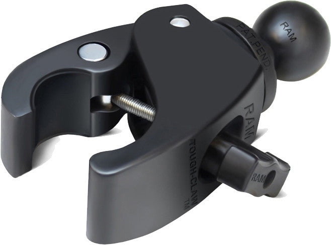 Ram Mounts 71-7026 RAP-B-400U SMALL TOUGH-CLAW W/1" RUBBER BALL FITS 0.625"-1.5"