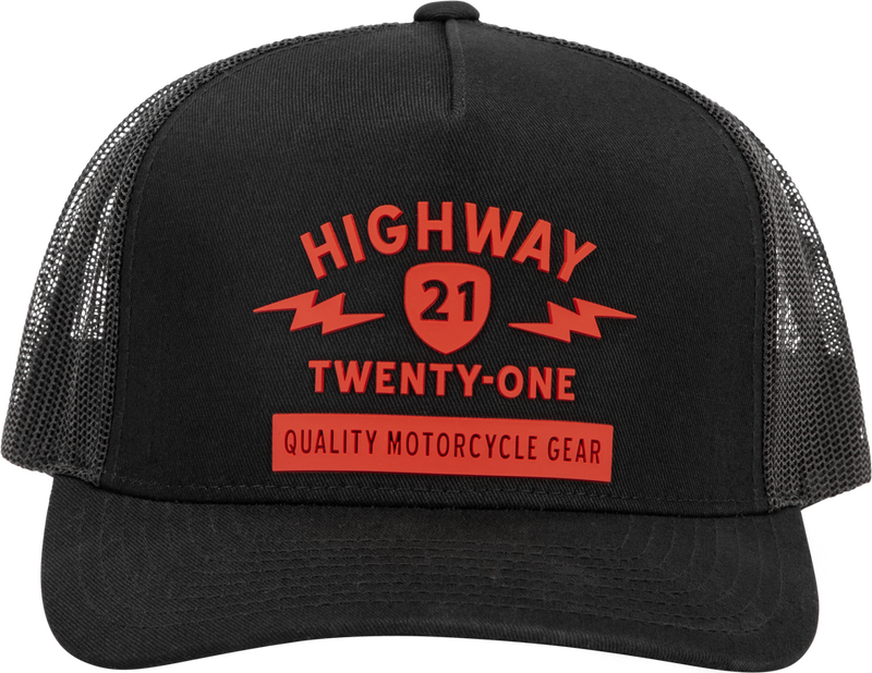 Highway 21 Spark HAT Black RED