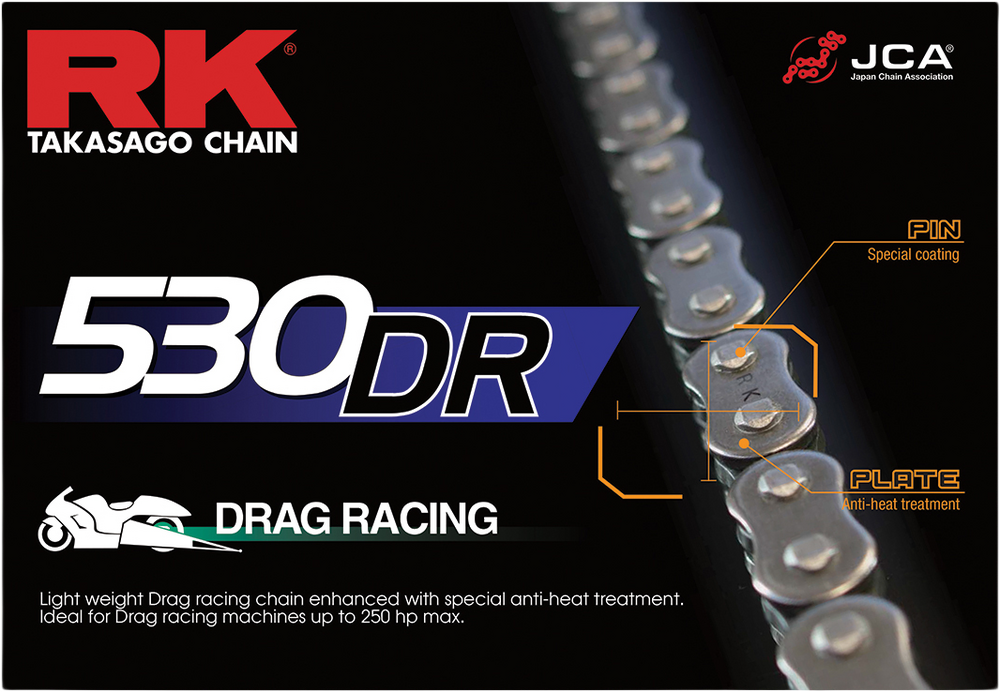 Rk Excel 691-1502 530DR-120 530DR DRAG RACING CHAIN 530 X 120