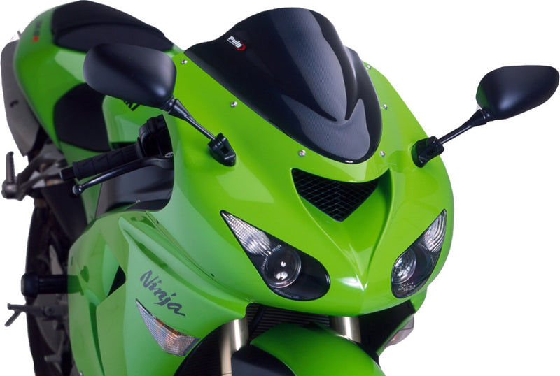 Puig Hi-Tech Parts Windscreen Racing Black - 4053N Kawasaki Ninja 2005-2008