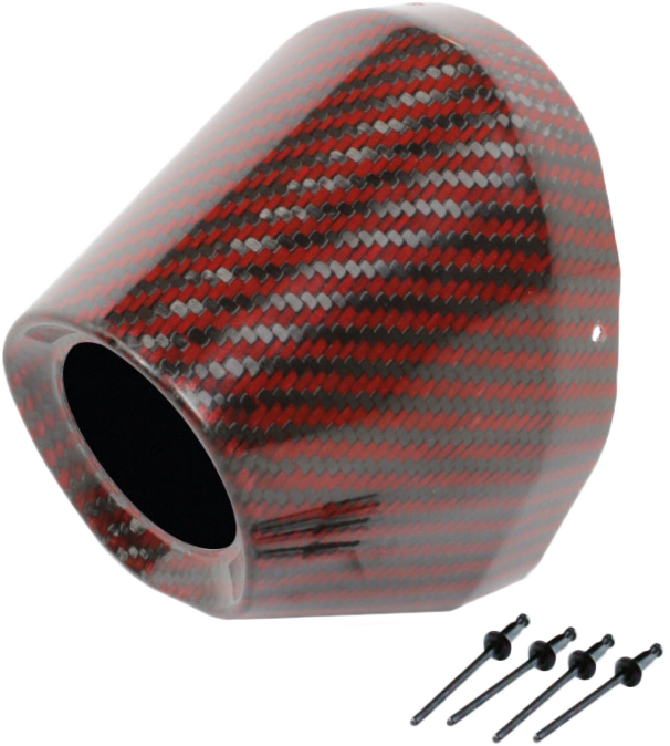 Pro Circuit 794-9036 PC4022-0010 CARBON END CAP RED 1 3/4" I.D.