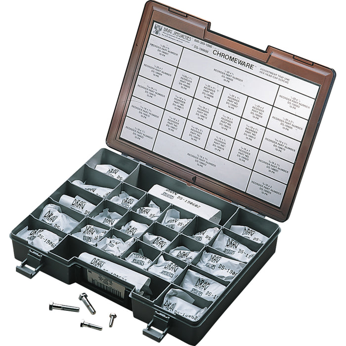DRAG SPECIALTIES DS-190600 Hex-Head Bolt Assortment Head Bolt Assortment - Hex - Coarse-Thread - Kit