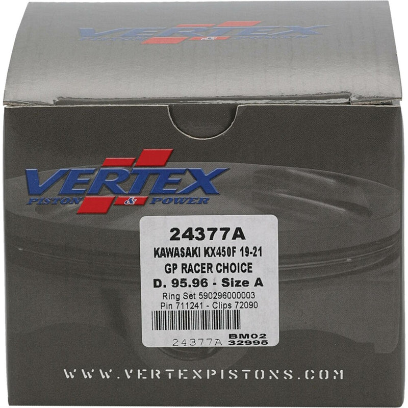 Vertex Piston Kit GP RC Forged 95.96/Standard 13.0:1 - 24377A Kawasaki KX 450 2019-2023