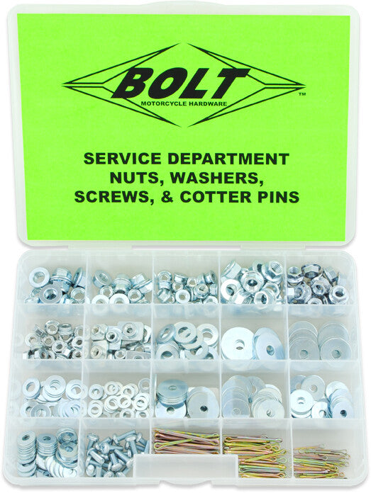 Bolt 020-00203 SVCNWSC NUT/WASHER/COTTER PINS KIT