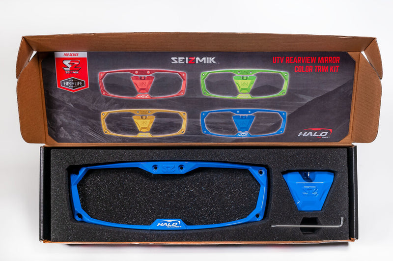 Seizmik 63-18102 56-18102 BEZEL HALO BILLET/LED/CAST BLUE