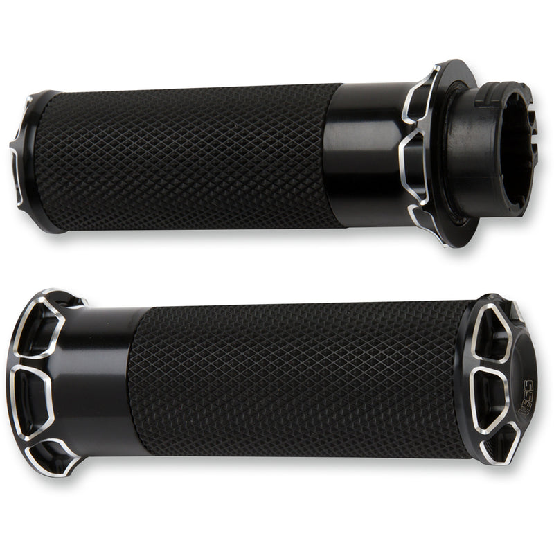 Arlen Ness Beveled Fusion Grips - 07-331 For Harley Motorcycles 1976-2022