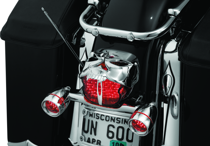 Kuryakyn 9009 Zombie Taillight Cover Chrome - User 1