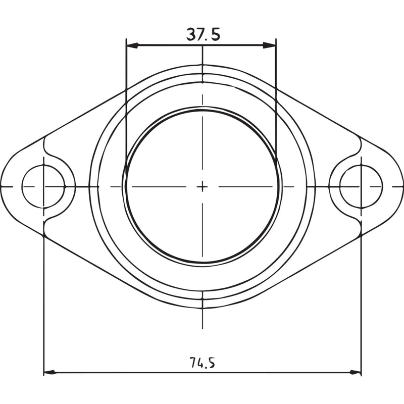 Kimpex Mounting Flange - 301750 Polaris Snowmobiles 1993-1997