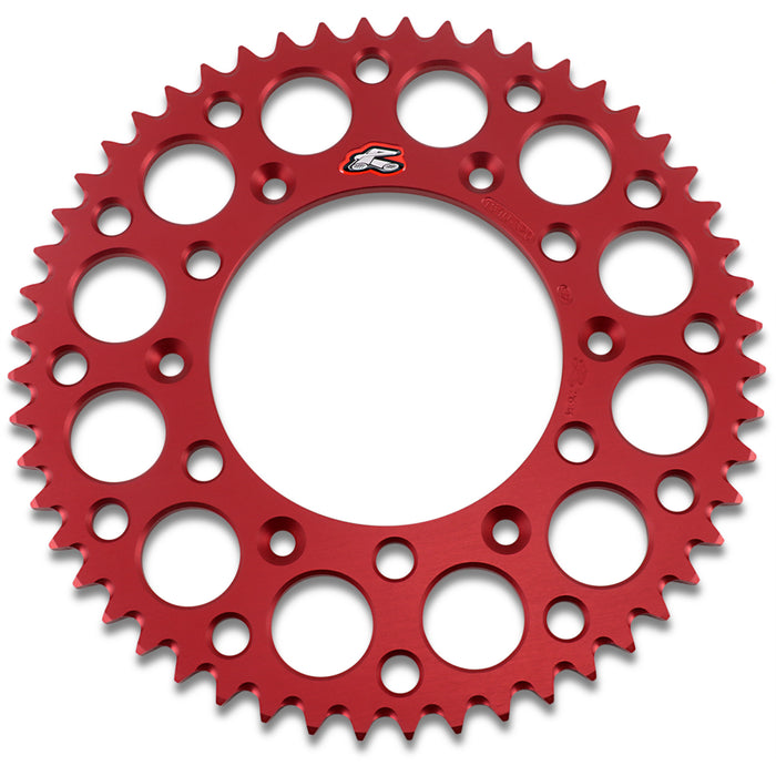 RENTHAL 1211-0163 154U-520-52GRRD Rear Sprocket Sprocket - Honda - Red - 52 Tooth