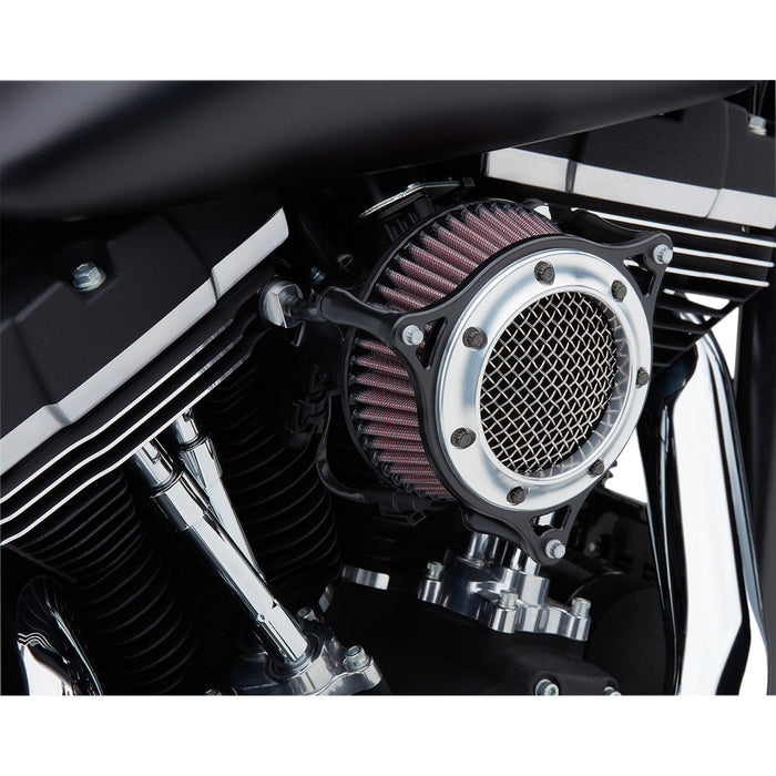 COBRA 1010-2303 606-0104-05CB RPT Air Intake Kit - Chrome/Black - Softail