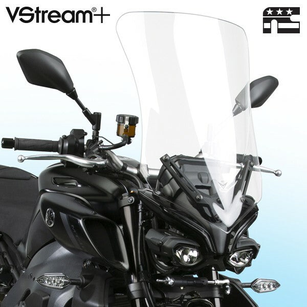 National Cycle 562-9994C N20348 VSTREAM+ WINDSCREEN TALL CLEAR YAM