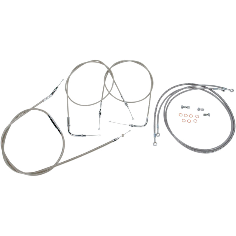 Baron Cable Kit - BA-8022KT-16 Yamaha XV1700A Road Star 2004-2007