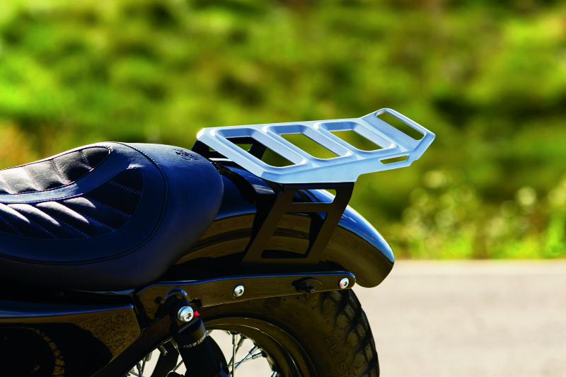 Kuryakyn 6664 Dillinger Luggage Rack Silver - User 1