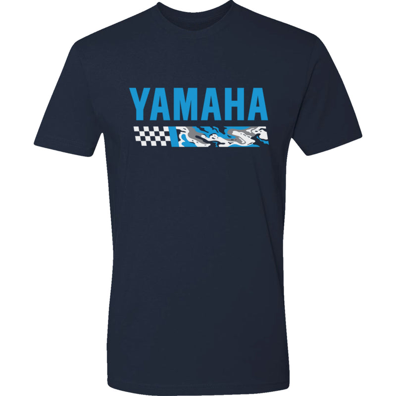 YAMAHA APPAREL Racing Camo Logo T-Shirt Blue