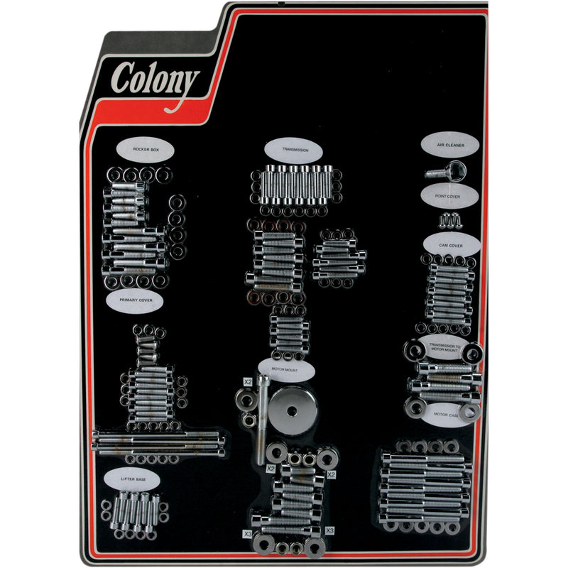 Colony Bolt Kit - 1024-P For Harley Touring 2007-2016