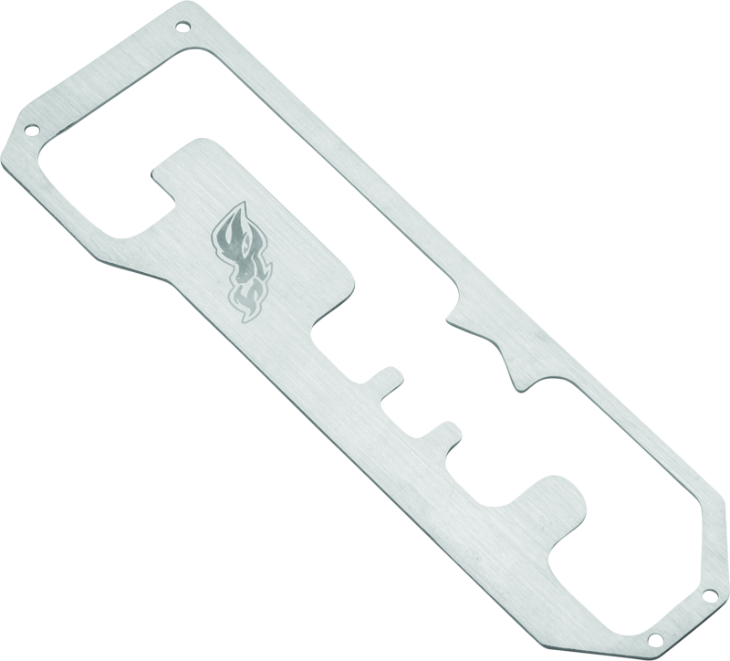DragonFire Racing 522635 19-25 Honda Talon Shifter Plate - Stainless Steel - Photo - Primary