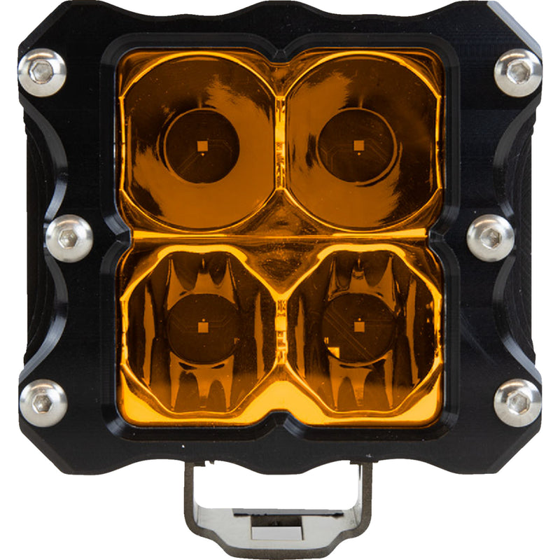 HERETIC 2001-2642 52215 Quattro LED Light Pod Flood Light/Spotlight - Amber