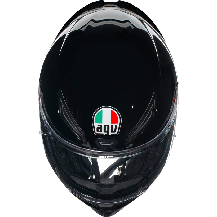 AGV 0101-15642 2118394003027XL K1 S Solid Helmet K1 S Helmet - Black - XL
