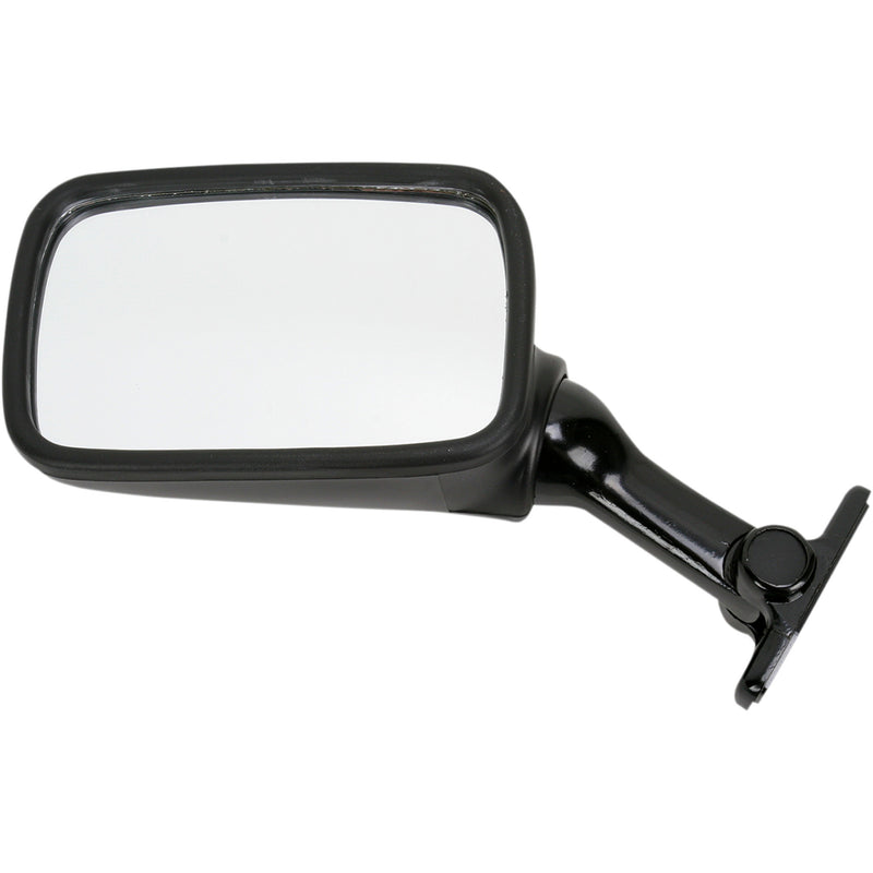 EMGO 2086872 20-86872 OEM-Style Replacement Mirror Mirror - Side View - Rectangle - Black - Left