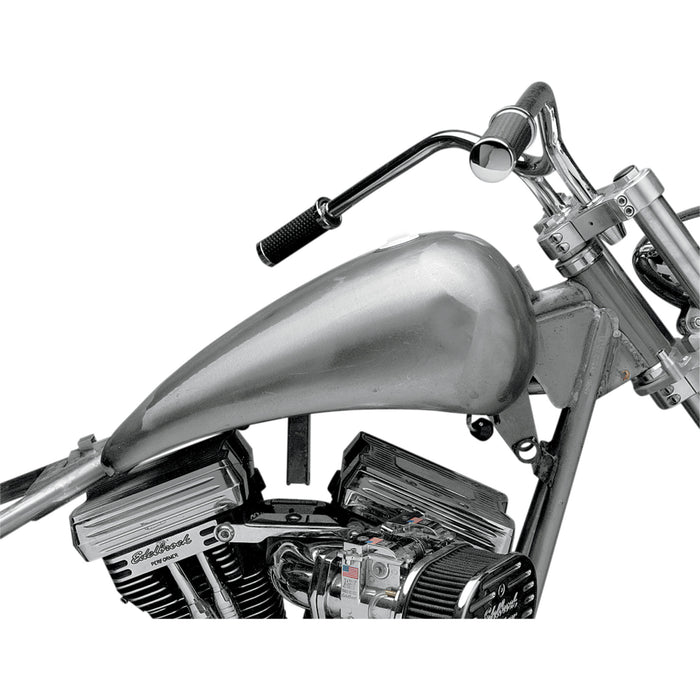 DRAG SPECIALTIES DS-390071 One-Piece Smooth-Top Style Extended Gas Tank Extended Gas Tank with Screw-In Cap - Softail