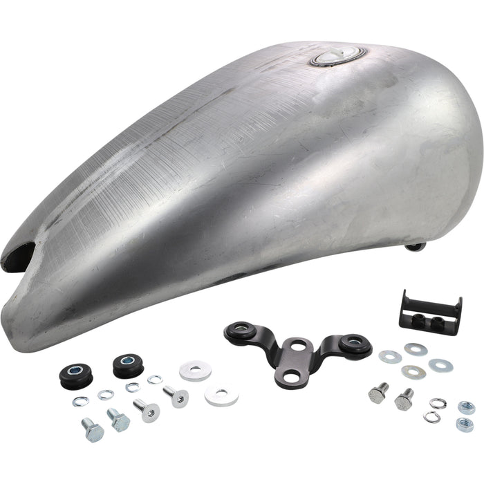 DRAG SPECIALTIES DS-390071 One-Piece Smooth-Top Style Extended Gas Tank Extended Gas Tank with Screw-In Cap - Softail