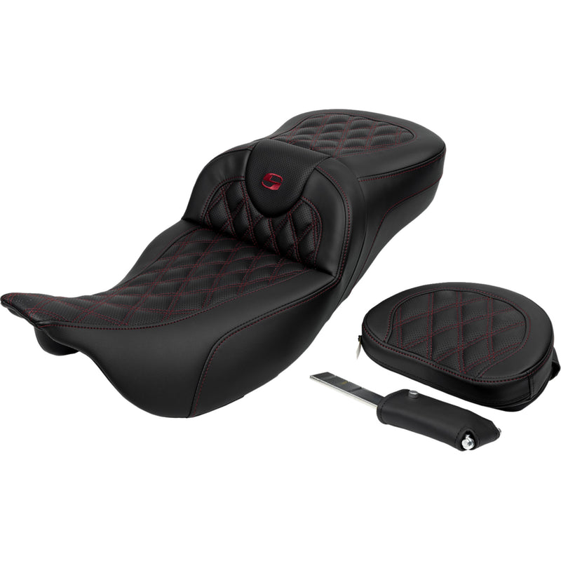 Saddlemen Roadsofa™ Seat - 808-07B-184B8 For Harley Touring 2008-2025