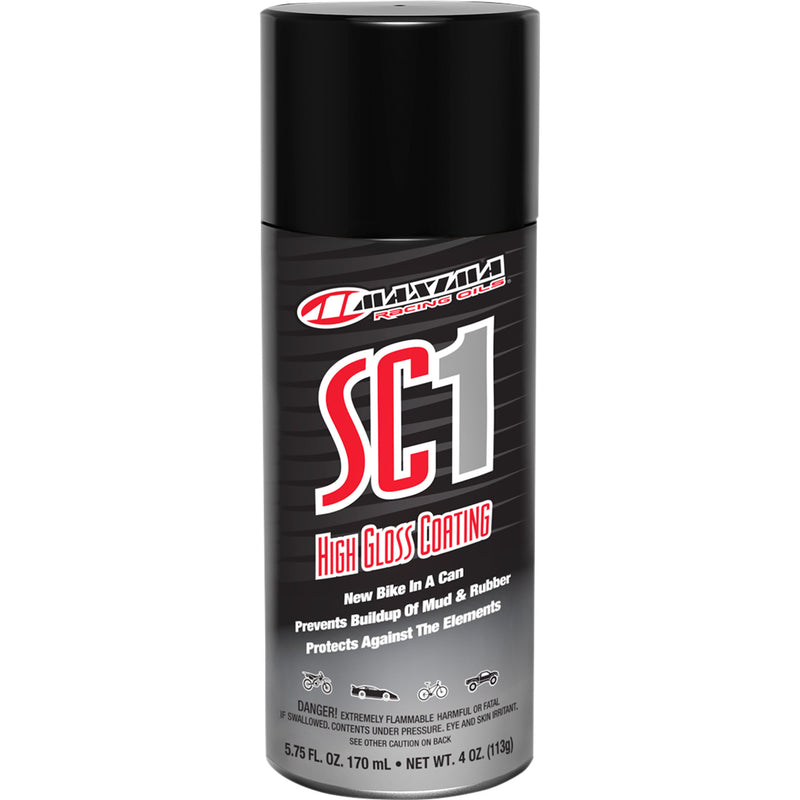 MAXIMA RACING OIL 3706-0089 78904 SC1 High Gloss Coating - Silicone Detailer SC1 Detailer - 4 oz. net wt. - Aerosol