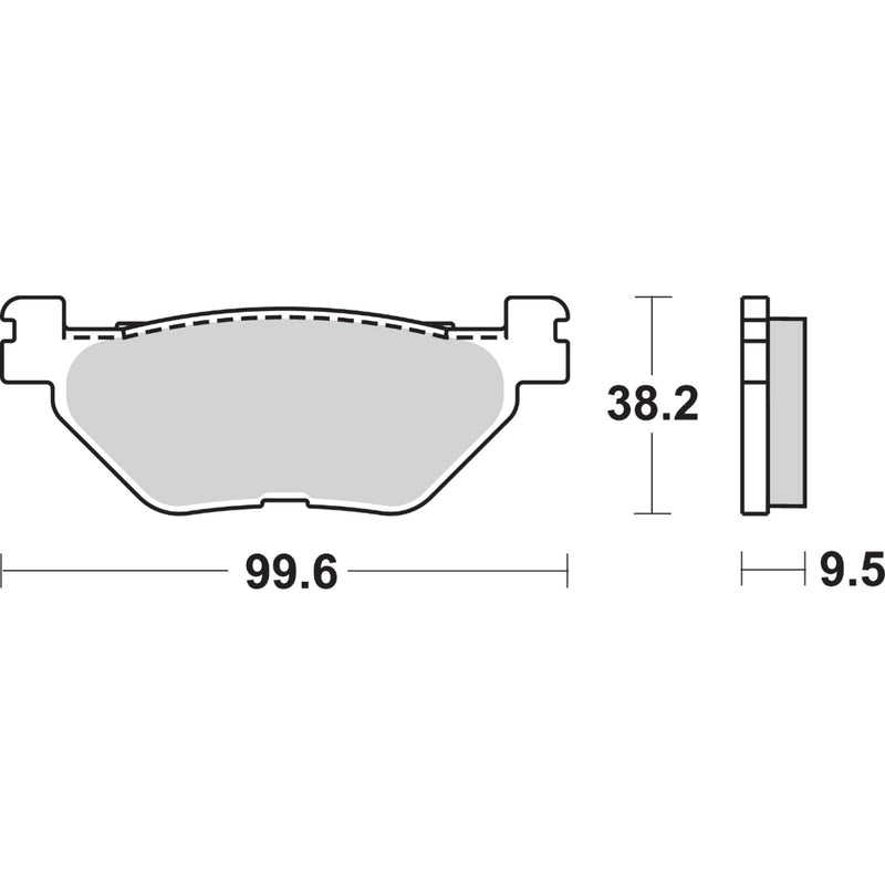 Sbs Brake Pad - 769LS Yamaha Motorcycles 2006-2016