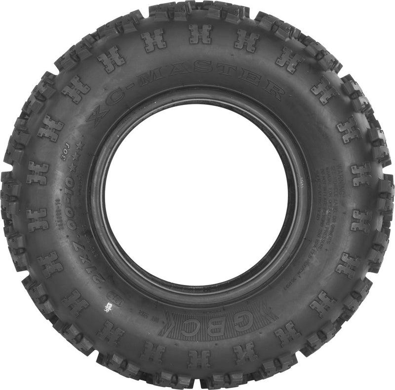 Gbc Tire XC Master Front 22X7-10 Bias LR255LBS - AR102207XM For Honda ATV/UTV Models 1991-2009 | Kawasaki 400 4x2 / 700 / 300 Brute Force 2003-2009