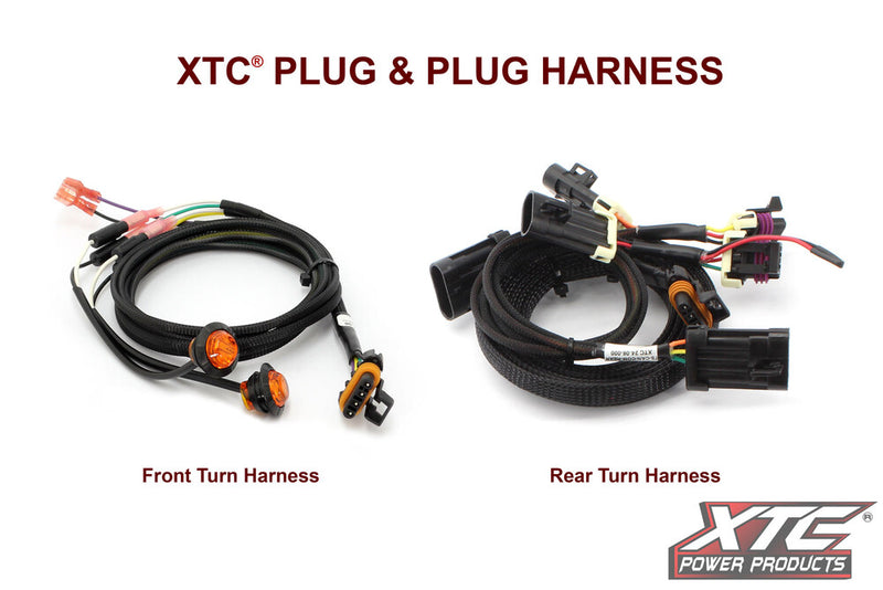 Xtc Power Products Auto Turn Signal Kit W Billet Lever AND Front DRL Lights CAN - ATS-L-CAN-COM-DRL Can-Am Commander 2021-2026