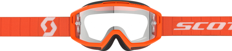 Scott 51-5646 285537-0036113 SPLIT OTG GOGGLE ORANGE CLEAR LENS