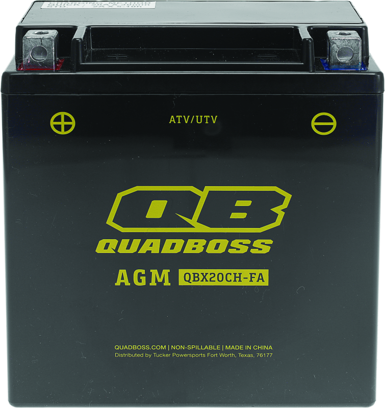 QuadBoss 401386 Maintenance-free AGM Battery QBX20CH-FA - Photo - Primary