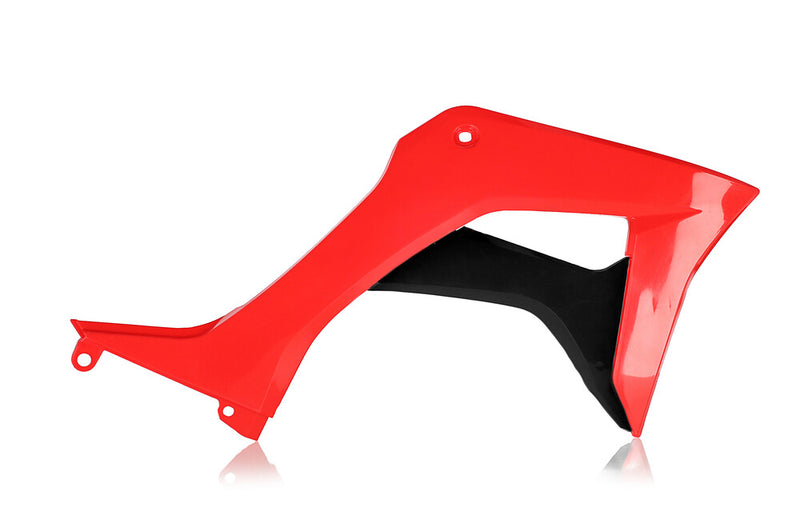 Acerbis Radiator Shroud Honda RED Black - 2872661018 Honda CRF110F 2019-2025